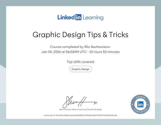 LinkedIn Learning - Graphic Design Tips & Tricks